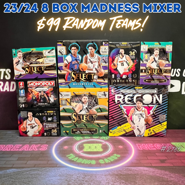 Break 2785 - NBA 23/24 Select x Recon 8 Box Madness - $99 Random Teams!