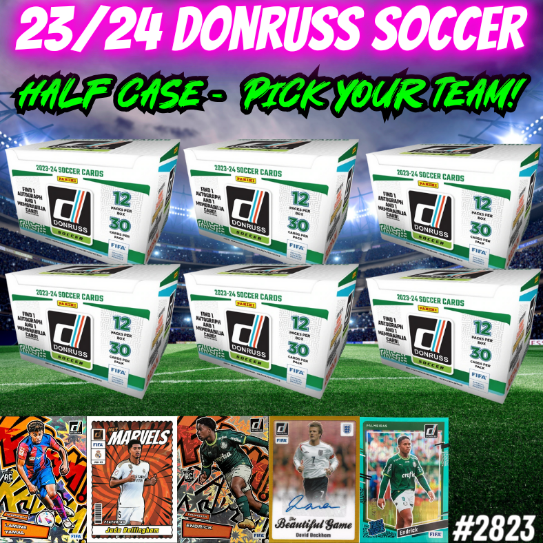 Break 2823 - 23/24 Donruss Hobby 6 Box HALF CASE - Pick Your Team/Player!