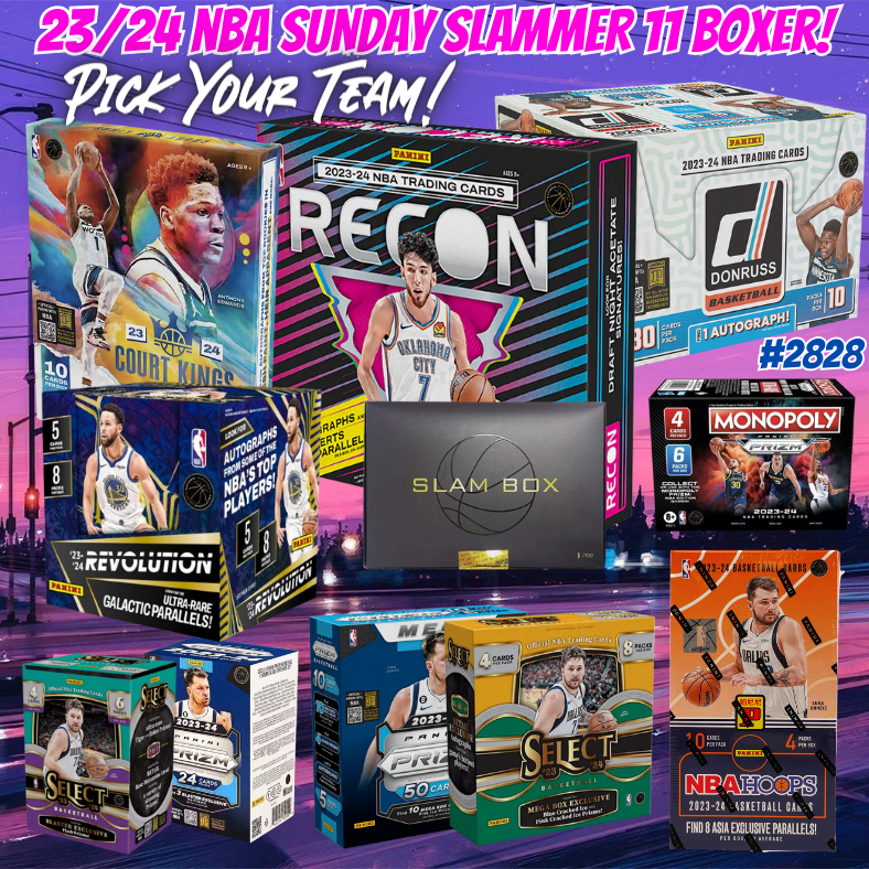 Break 2828 - 23/24 NBA Sunday Slammer 11 Box Pick Your Team!