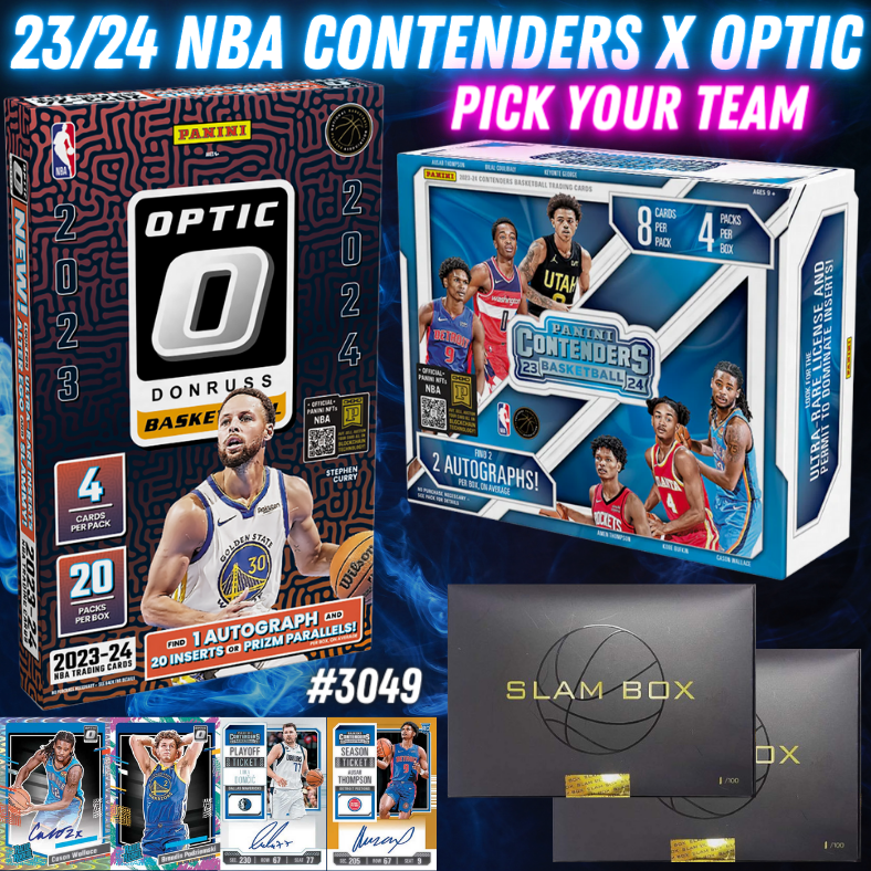 Break 3049 - 23/24 NBA Optic x Contenders Hobby Slam - Pick Your Team!