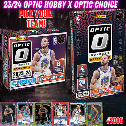 Break 3086 - NBA 23/24 Optic Hobby x Optic Choice - Pick Your Team!