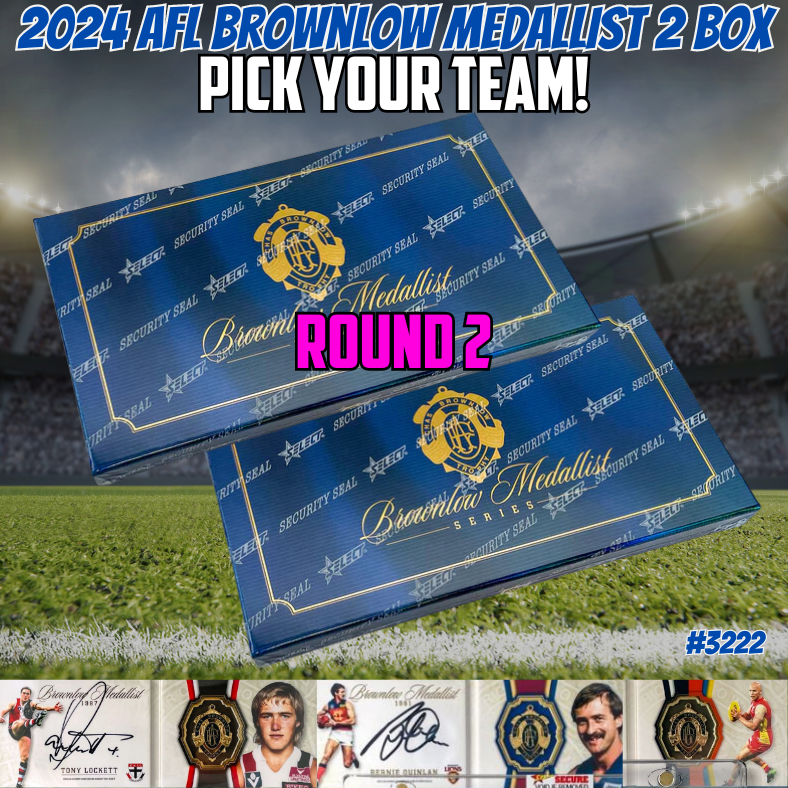 Break 3222 - 2024 AFL Brownlow Medalist 2 Box - Pick Your Team!