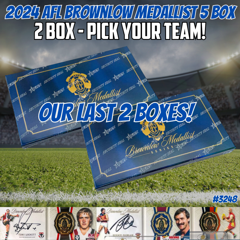 Break 3252 - 2024 AFL Brownlow Medalist 2 Box - Pick Your Team