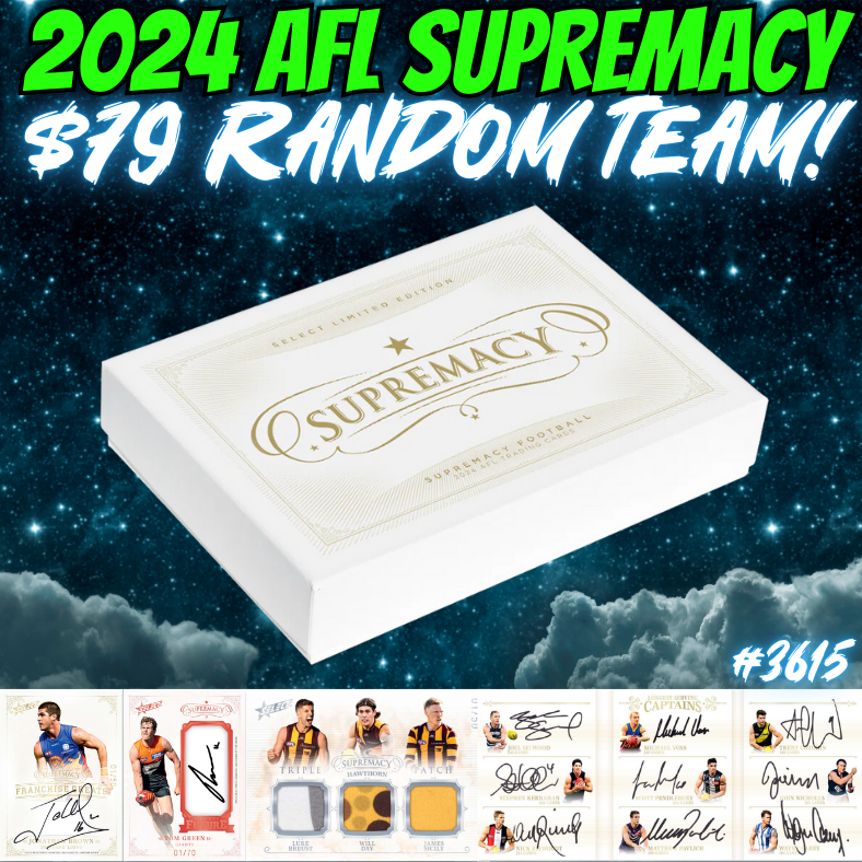 Break 3615 - 2024 AFL Supremacy Single Box - $79 Random Teams!