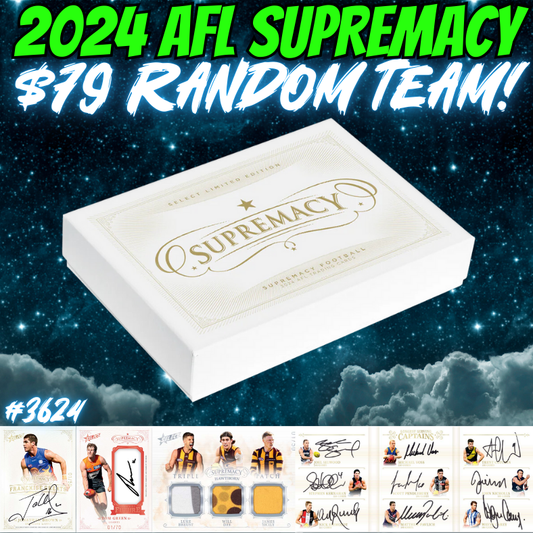 Break 3624 - 2024 AFL Supremacy Single Box - $79 Random Teams