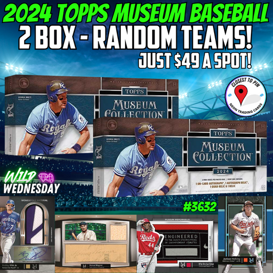 Break 3632 - 2024 Topps Museum Collection Baseball - 2 Box - Random Teams!