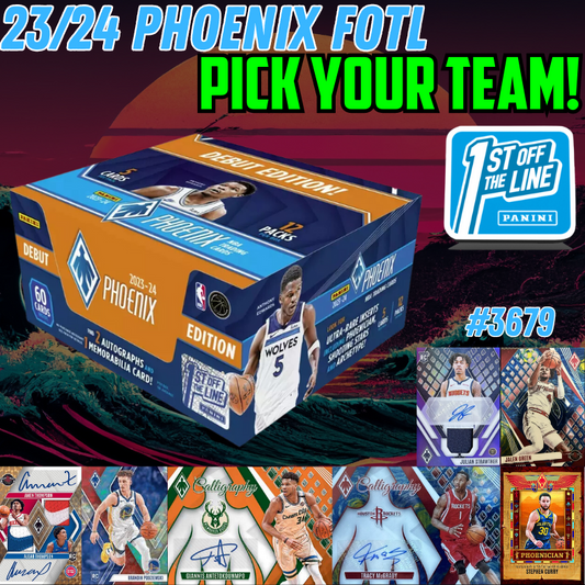 Break 3679 - NBA 23/24 Phoenix FOTL - Pick Your Team!