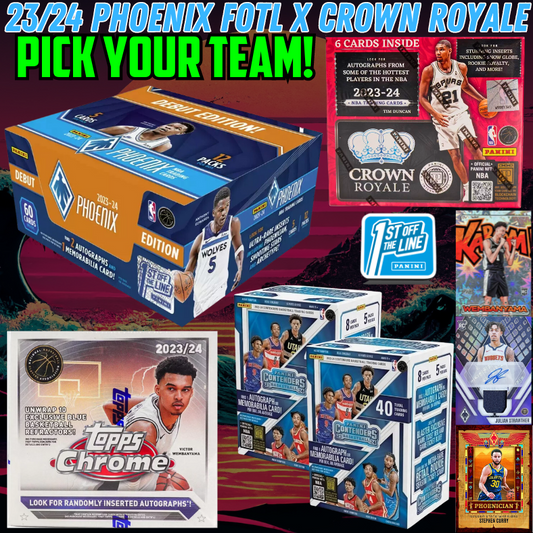 Break 3688 - NBA 23/24 Phoenix FOTL x Crown Royale 5 Box - Pick Your Team!