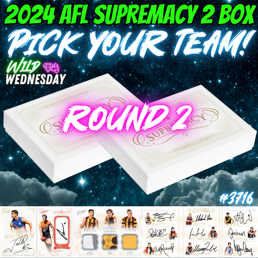 Break 3716 - 2024 AFL Supremacy - 2 Box - Pick Your Team