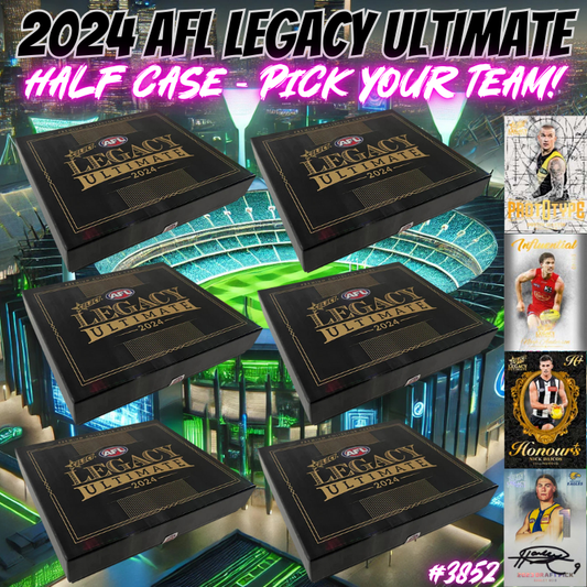 Break 3852 - 2024 AFL Legacy Ultimate - Half Case - Pick Your Team!