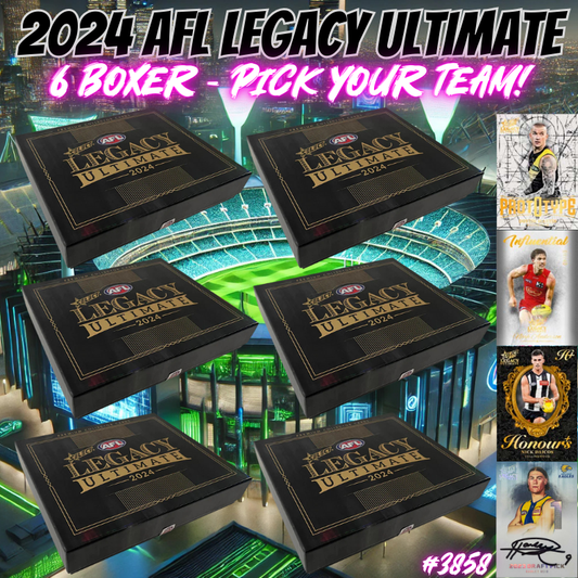 Break 3858 - 2024 AFL Legacy Ultimate - 6 Boxer - Pick Your Team!