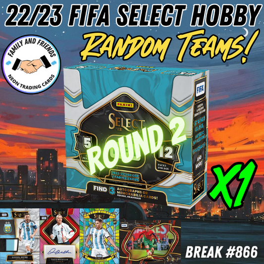 Break 866 - 22/23 FIFA Select Hobby 1 Box -$59 Random Teams! ROUND 2