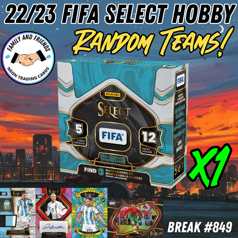 Break 849 - 22/23 FIFA Select Hobby 1 Box -$59 Random Teams!