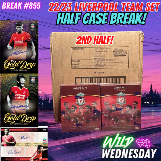 Break 855 - 2022/23 Topps Liverpool Team Set 2ND HALF CASE Break