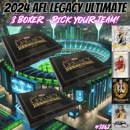 Break 3862 - 2024 AFL Legacy Ultimate - 3 Boxer - Pick Your Team!