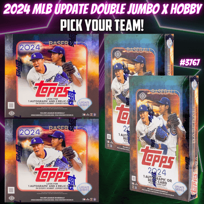 Break 3767 - 2024 Topps Update Baseball Double Jumbo x Hobby - Pick Your Team