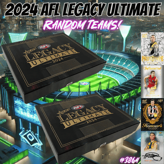 Break 3864 - 2024 AFL Legacy Ultimate - 2 Box Random Teams - $49 a spot!