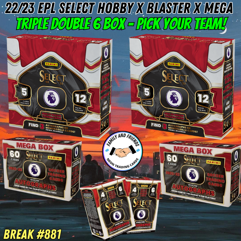 Break 881 - 22/23 EPL Select Triple Double 6 Box - Value Pick Your Team!