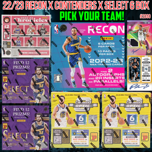 Break 2090 - NBA 22/23 Recon x Contenders x Select 6 Box - Pick Your Team!