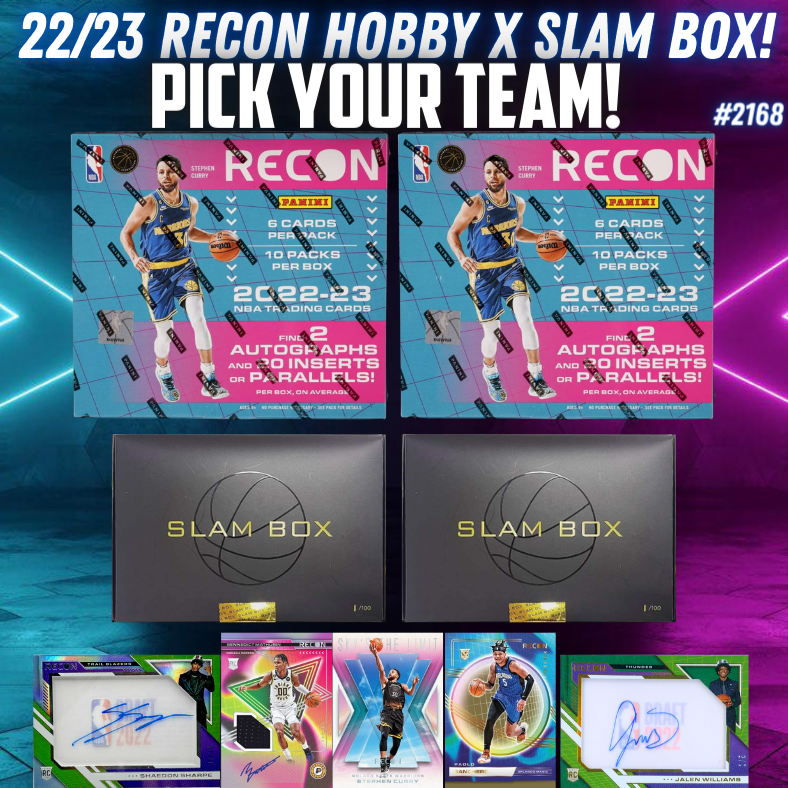 Break 2168 - NBA Double Double - 22/23 Recon Hobby x Slam Box - Pick Your Team!