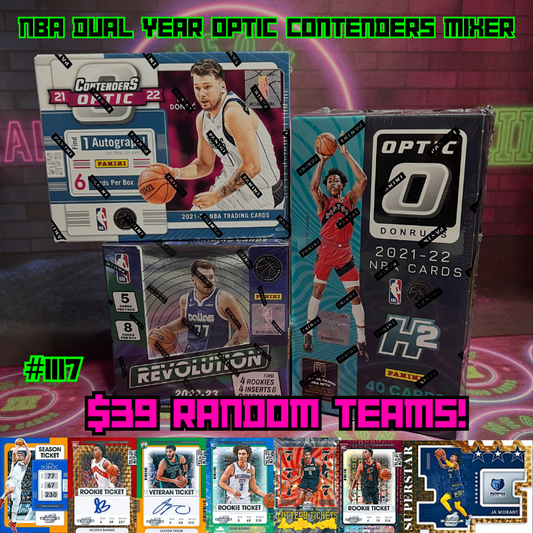 Break 1117 - NBA Multi Year Optic Contenders Random Teams! - $39 A Spot!