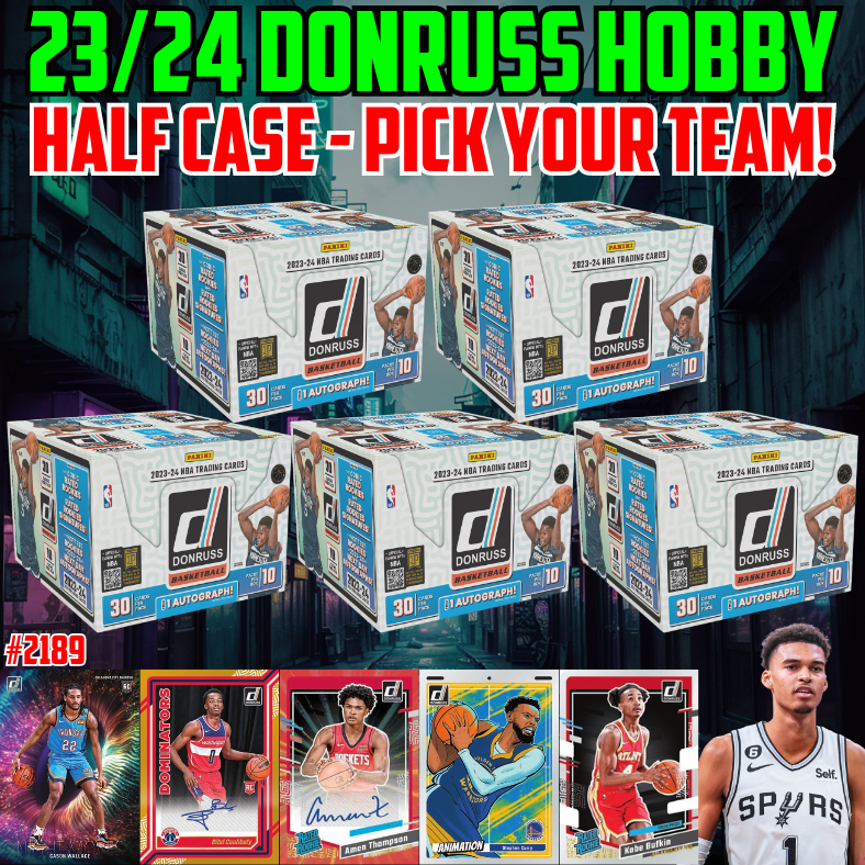 Break 2189 - NBA 23/24 Donruss Hobby HALF CASE - Pick Your Team!