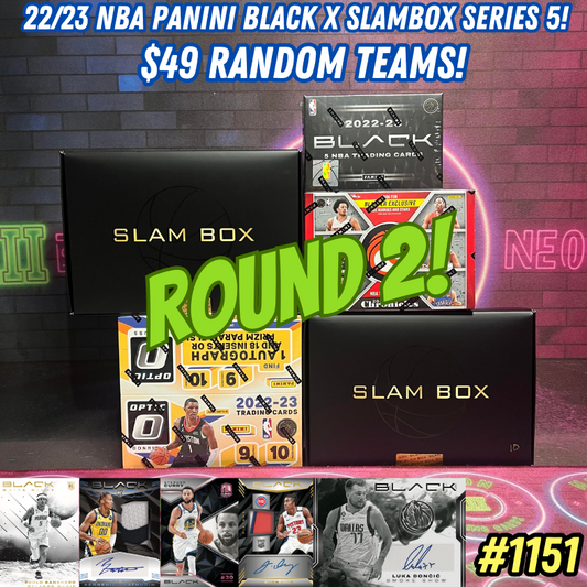 Break 1151 - NBA - 22/23 Black x Optic x Slam Box Random Teams - $49 a spot! Round 2!