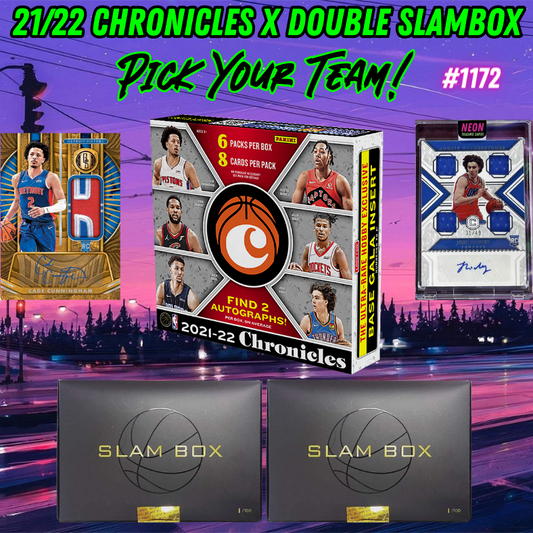 Break 1172 - NBA 21/22 Chronicles + Double Slam Box - Pick Your Team!