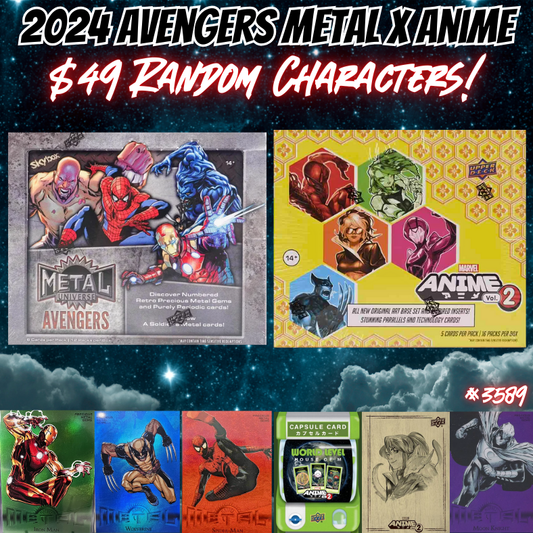 Break 3589 - Dual Year Marvel Avengers Metal x Anime - Random Characters!