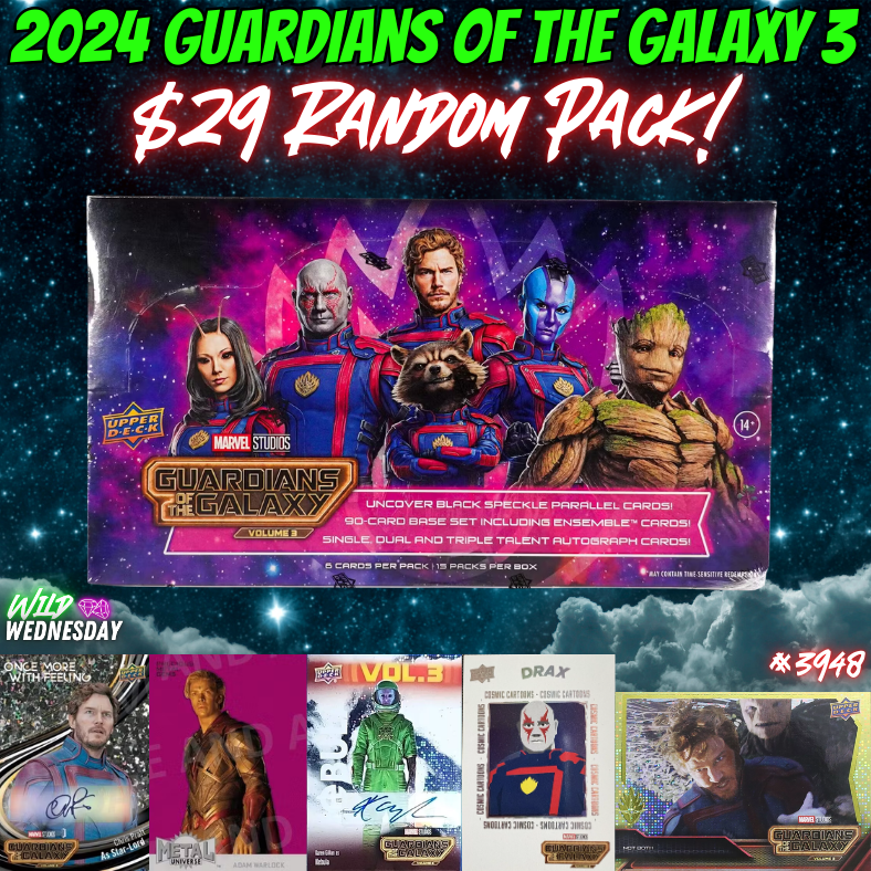 Break 3948 - 2024 Guardians of the Galaxy Vol. 3 - Random Pack Break!