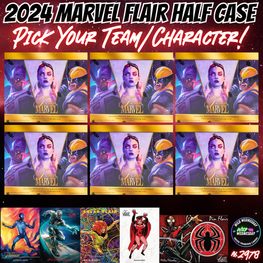 Break 2978 - 2024 Marvel Flair HALF CASE - Pick Your Character/Team!