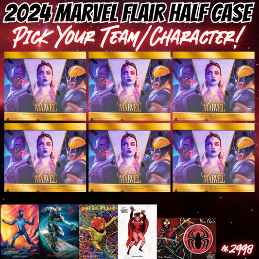 Break 2998 - 2024 Marvel Flair HALF CASE - Pick Your Character/Team!