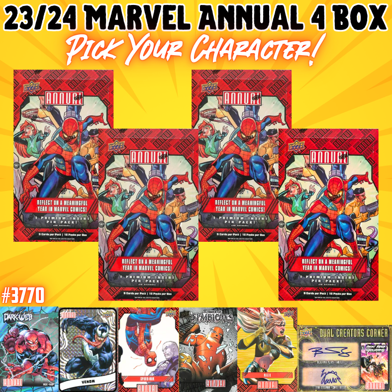 Break 3770 - 23/24 Marvel Annual - 4 Box - Pick Your Character/Team!