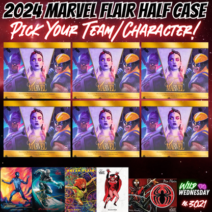 Break 3021 - 2024 Marvel Flair HALF CASE - Pick Your Character/Team!