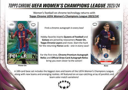 23/24 Topps Chrome UEFA Women's Champions League