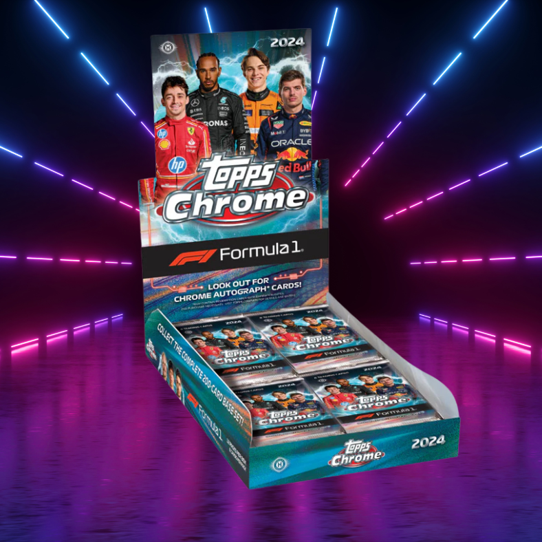 2024 Topps Chrome Formula 1 Hobby Box Neon Trading Cards