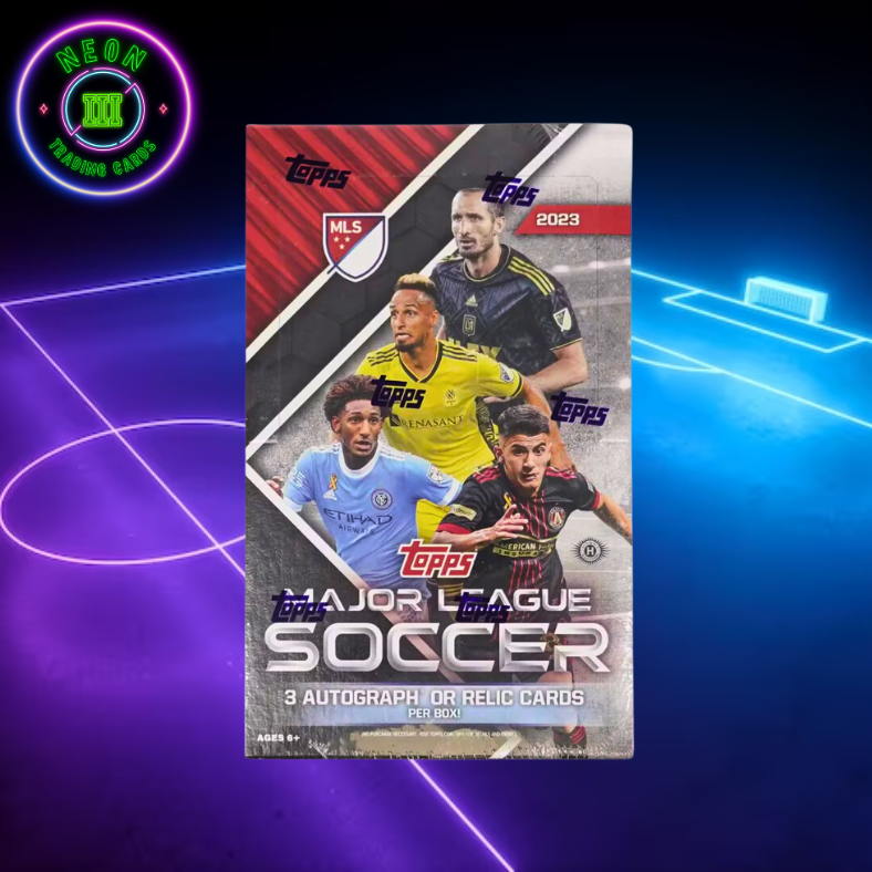 2023 MLS Flagship Hobby Box Neon Trading Cards