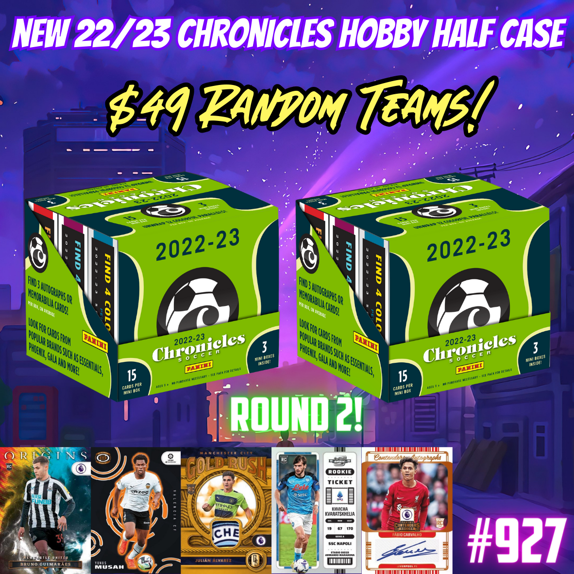 Break 927 - 22/23 Chronicles Hobby 2 Box - $49 Random Teams!