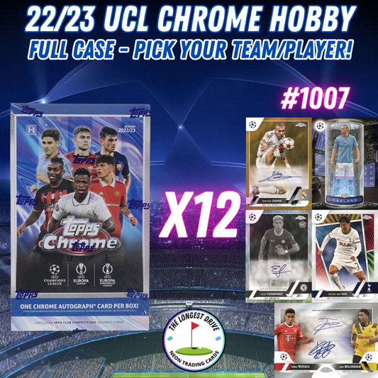 Break 1007 - 22/23 UCC Chrome Hobby FULL CASE - Pick Your Team/Player!