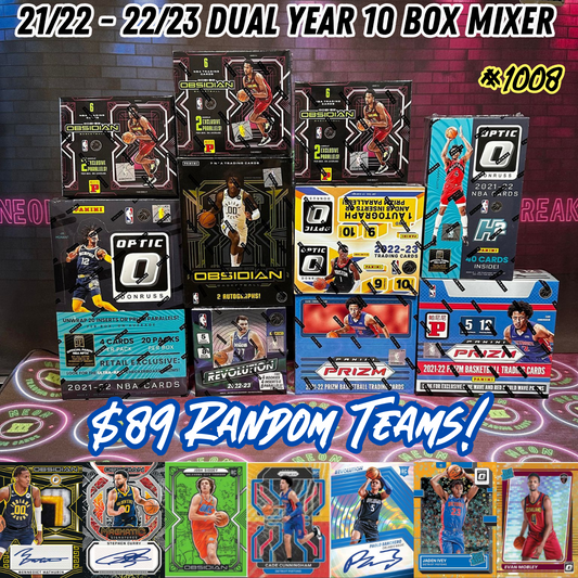 Break 1008 - NBA Dual Year 10 Box Thumper - $89 Random Teams!