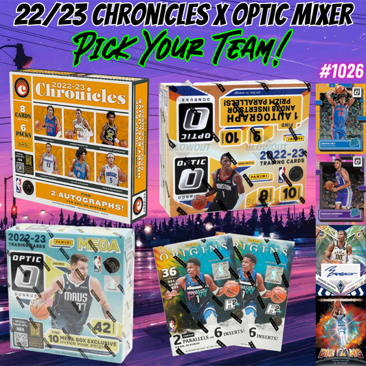 Break 1026 - NBA 22/23 Chronicles x Optic x Origins 5 Box - Pick Your Team!