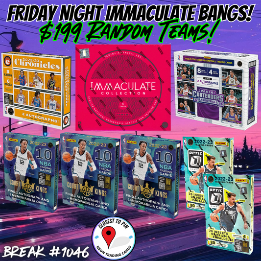 Break 1046 - NBA Dual Year Immaculate BANGS $199 Random Teams Mixer