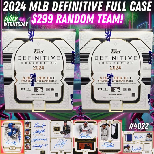 Break 4022 - 2024 MLB Definitive Full Case - Random Teams!