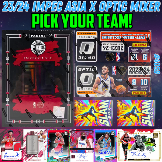 Break 4059 - NBA 23/24 Impeccable Asia x Optic 4 Box - Pick Your Team!