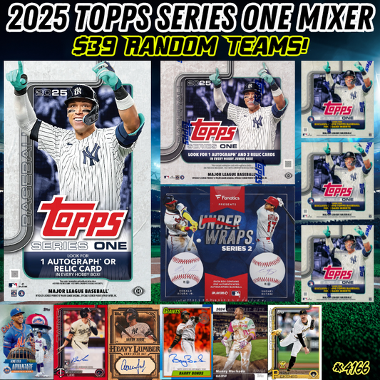 Break 4166 - 2025 MLB Series 1 Mixer - Random Teams!