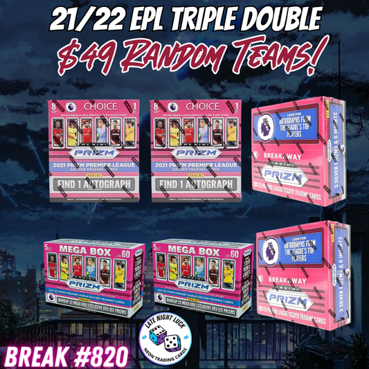 Break 820 - 21/22 Prizm Choice x Breakaway x Mega Triple Double - $49 Random Teams!