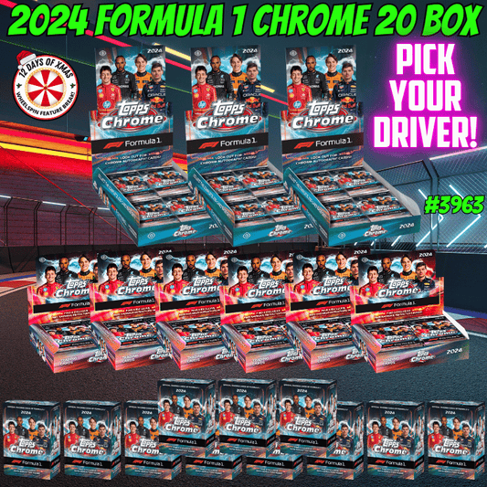 Break 3963 - 2024 F1 Chrome Hobby x Qualifying Lap 20 Box Mixer - Pick Your Driver!