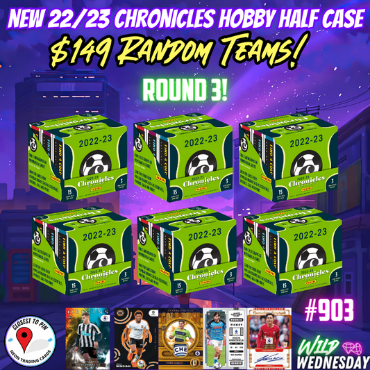 Break 903 - 22/23 Chronicles Hobby HALF CASE - $149 Random Teams!