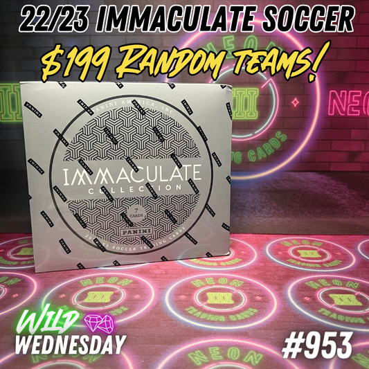 Break 953 - 22/23 Immaculate Hobby Soccer - $199 Random Teams!