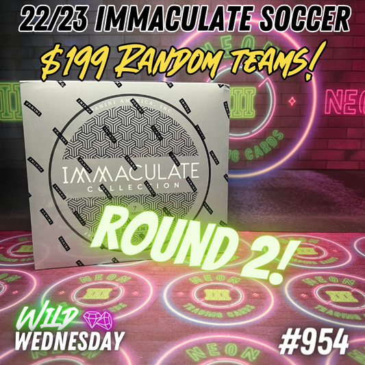 Break 954 - 22/23 Immaculate Hobby Soccer - $199 Random Teams! Round 2!